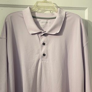 Reebok Men's Light Purple Polo Shirt